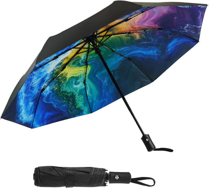 Travel Umbrella Windproof Automatic Unbreakable UV Protection