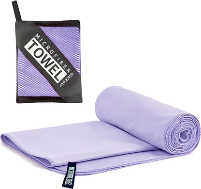 Microfibre Towel, Quick Dry Travel Towel for Gym, Beach and Swimming