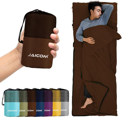 Sleeping Bag Liner, Ultralight Travel Sheets, Soft & Portable