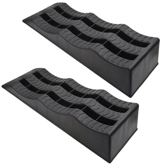 2Pcs 3Step Motorhome Caravan Levelling Ramps Level up Blocks 5T Heavy Duty RV Camper