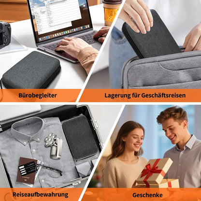 Portable Cable Organiser Bag - with 4 Buckles