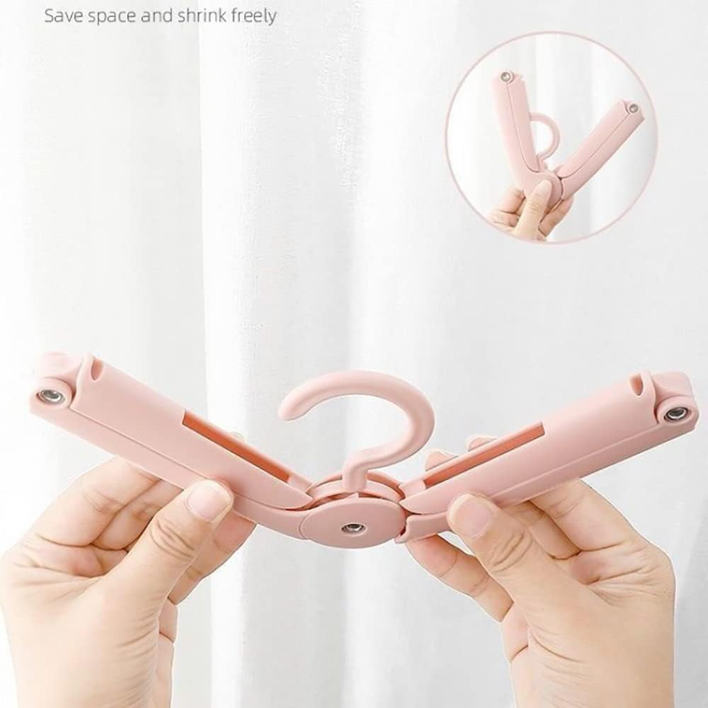 4Pcs Travel Hangers Portable Folding Clothes Hangers