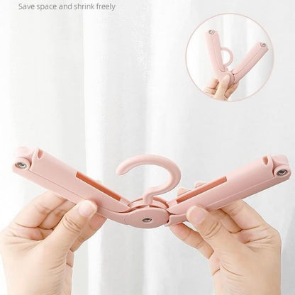 4Pcs Travel Hangers Portable Folding Clothes Hangers