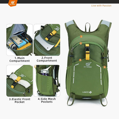 Small Hiking Backpack - 25L Travel Rucksack Lightweight Daypack