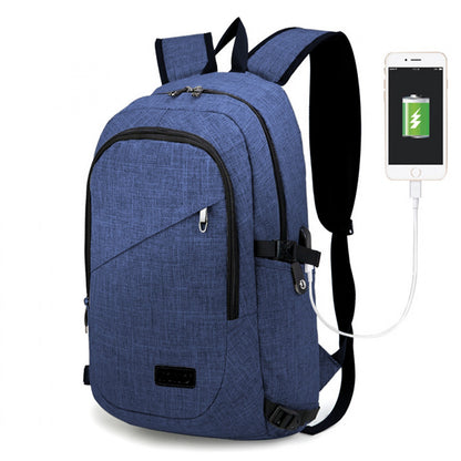 Kono Business Laptop Backpack with USB Charging Port