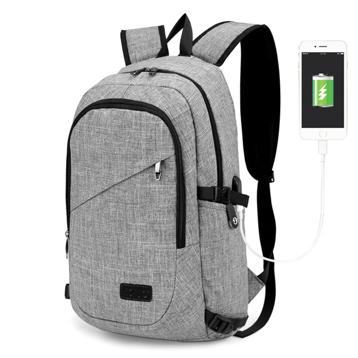 Kono Business Laptop Backpack with USB Charging Port